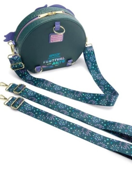 Loungefly Figment Epcot International Festival of the Arts 2026 Disney Bag NWT​ main image 5